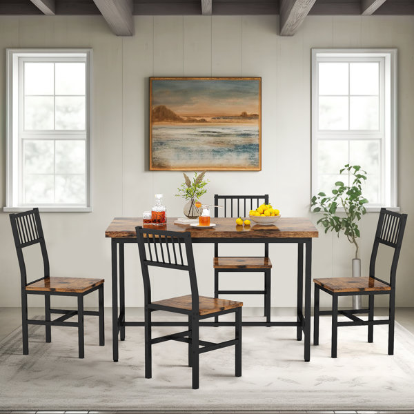 17 Stories 5 - Piece Dining Set | Wayfair